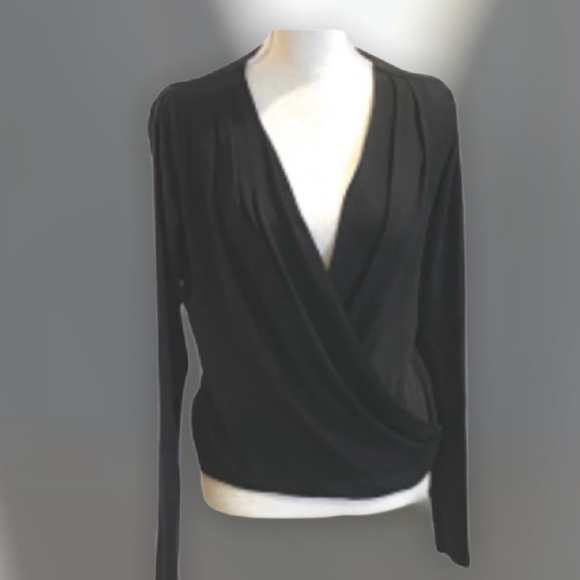Theory Tops - Theory Draped Silk Blouse